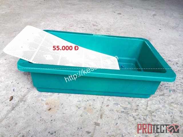 Chậu Trồng Rau Sạch ( Xanh)